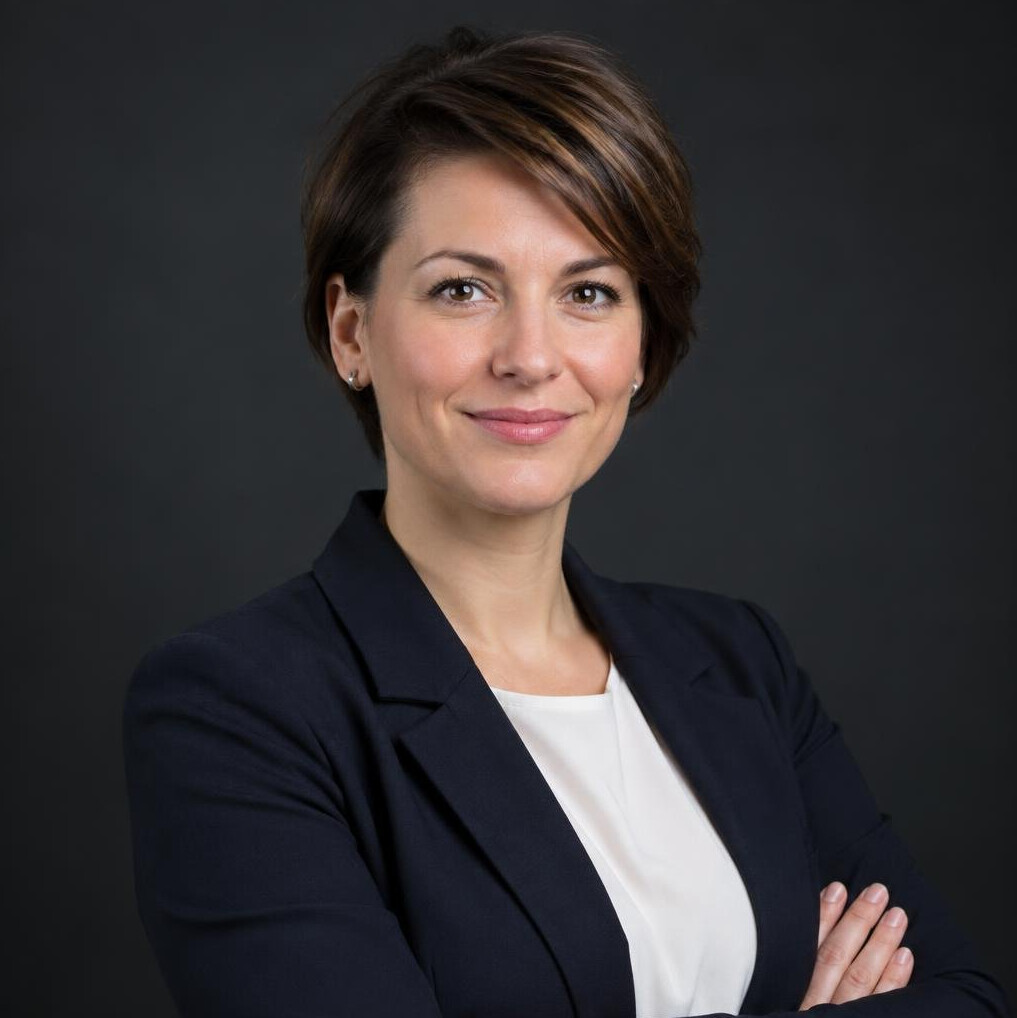 Studio portrait of a confident businesswoman