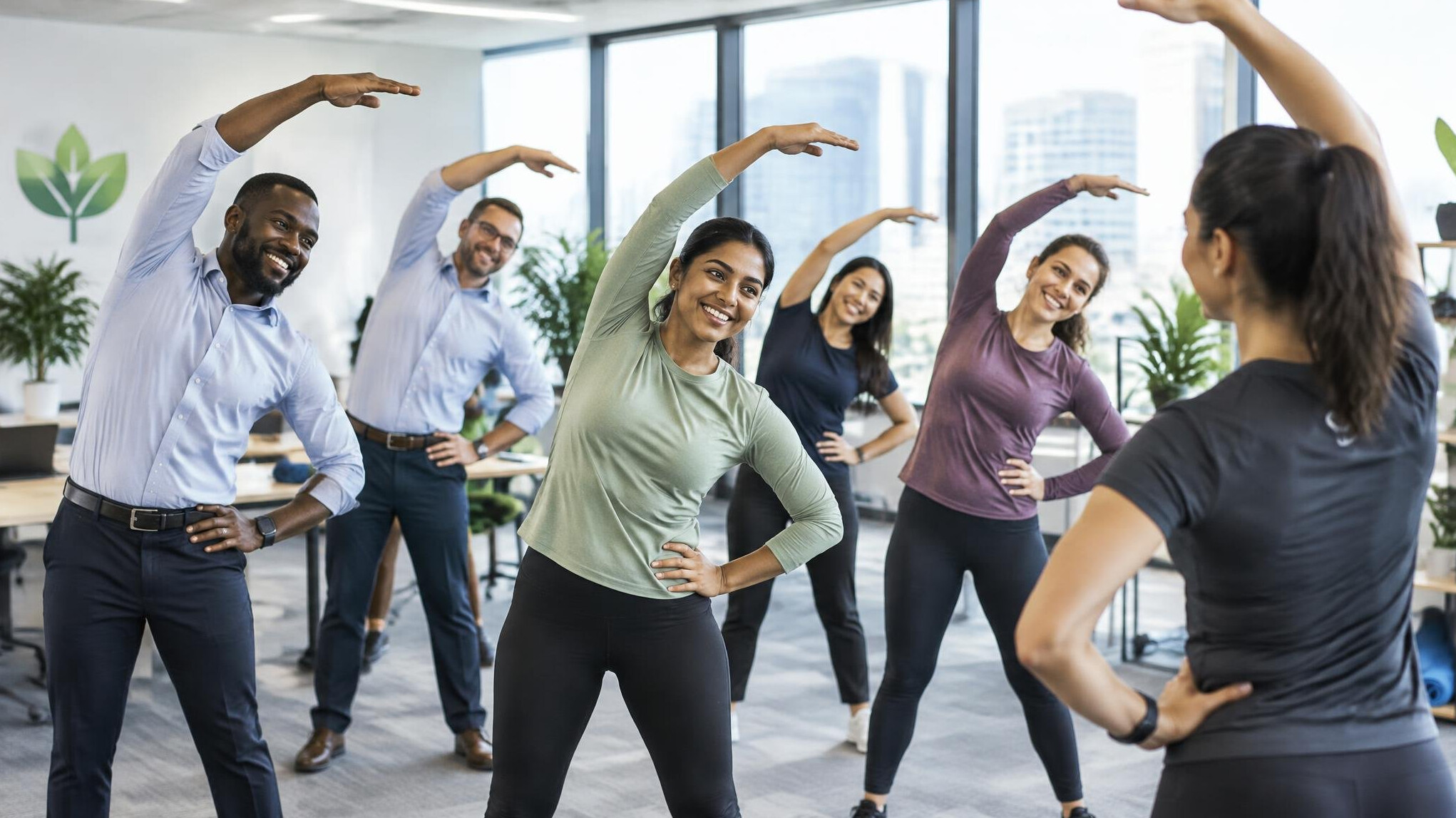 corporate wellness team